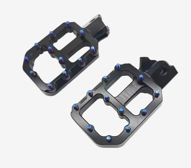 Ultra Wide E-Moto Pegs (with titanium pins) 3-5 day preorder