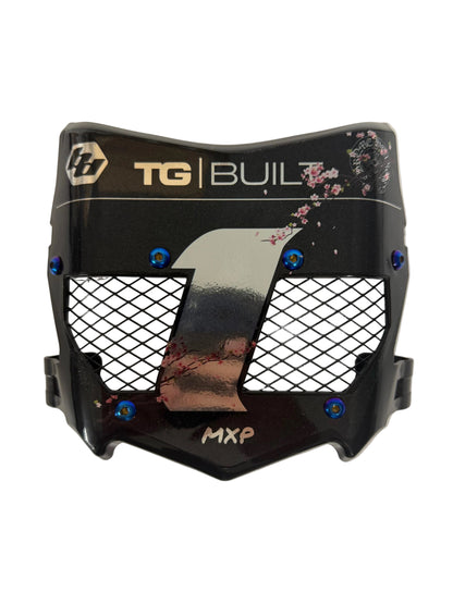 *Blossom Series* Real Titanium Motocutz Vented Plate