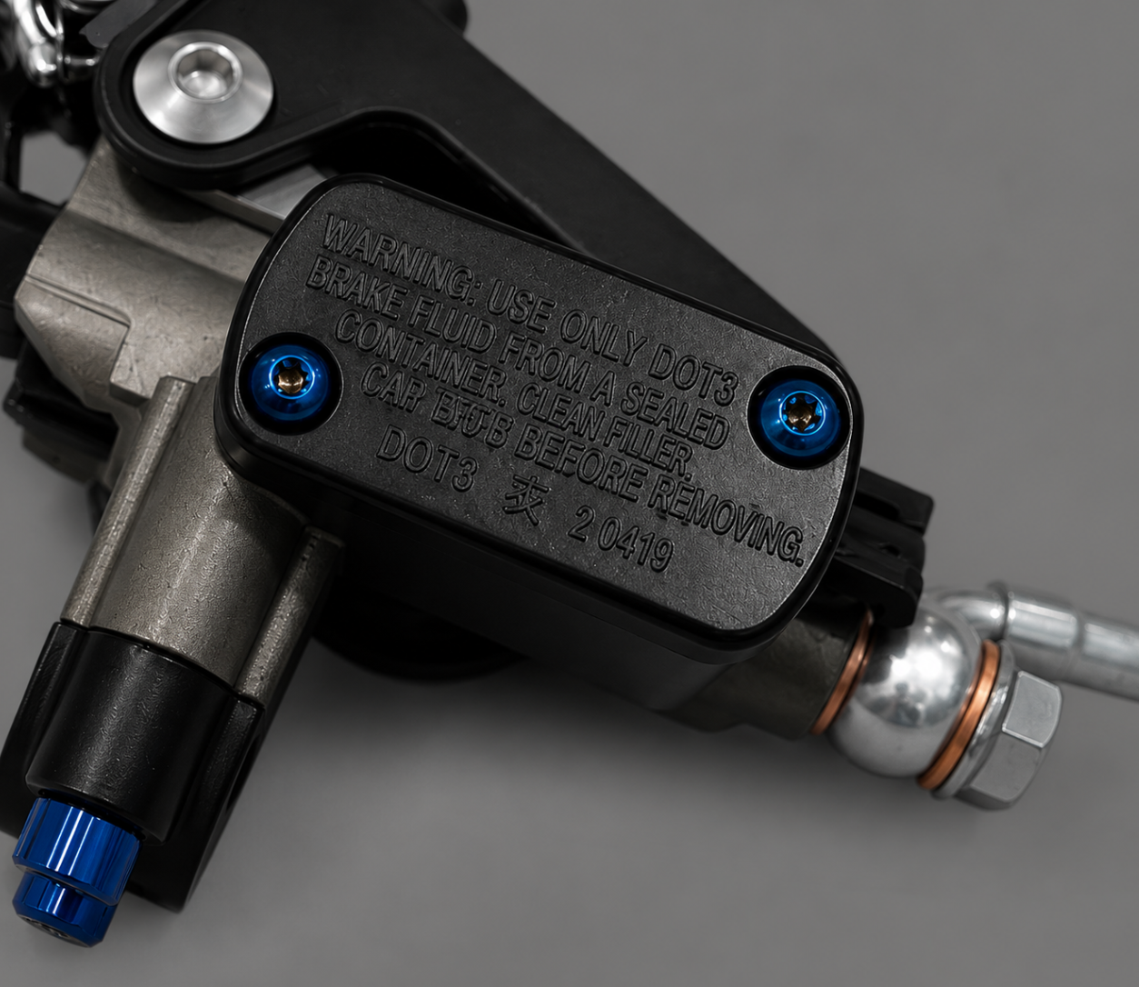 Reservoir Moto Brake Titanium (2pc)